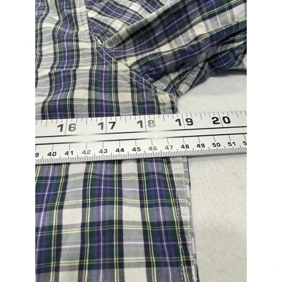 American Eagle AEO Size S Men's Plaid Button Down Shirt Vintage Fit Long Sleeve - Picture 6 of 8